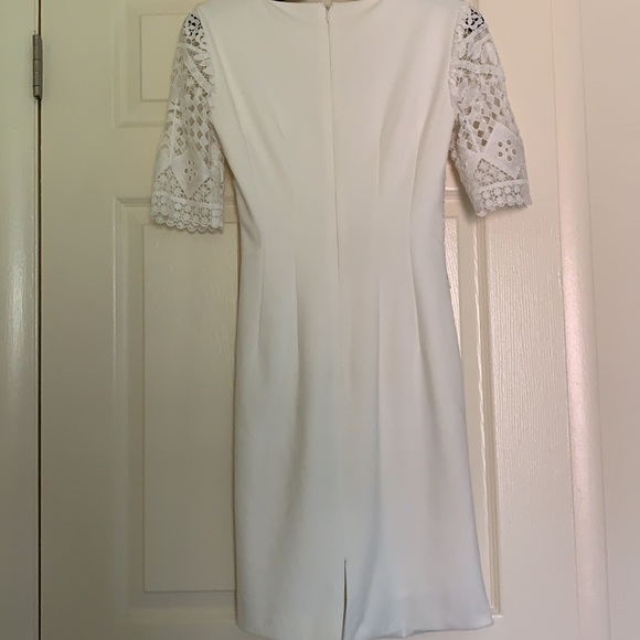 ANTONIO MELANI • Cream Lace Dress - Picture 4 of 5